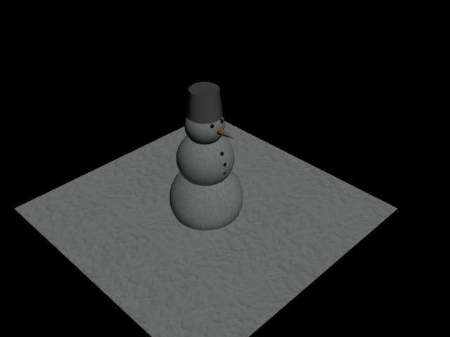 Снеговик с доп. элементами